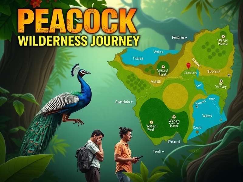 Peacock Wilderness Journey map of Western Ghats biomes